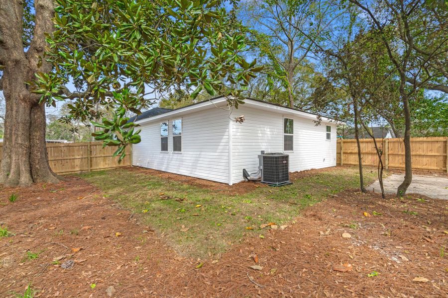 Exterior details and patio area of a home in , North Charleston (Image 3).
