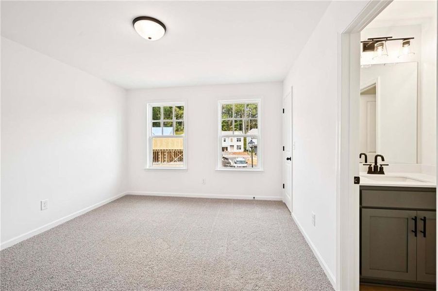 Spacious, unfurnished interior of a new home in Creekside, Dawsonville (Image 46). Spacious, unfurnished interior of a new home in Creekside, Dawsonville (Image 46).