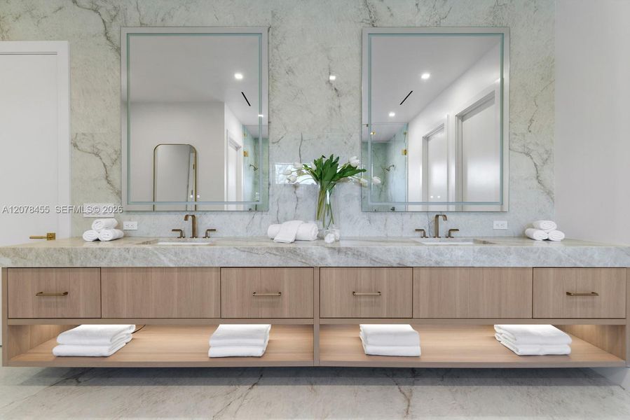 Furnished interior view inside a new home in , Boca Raton (Image 19).