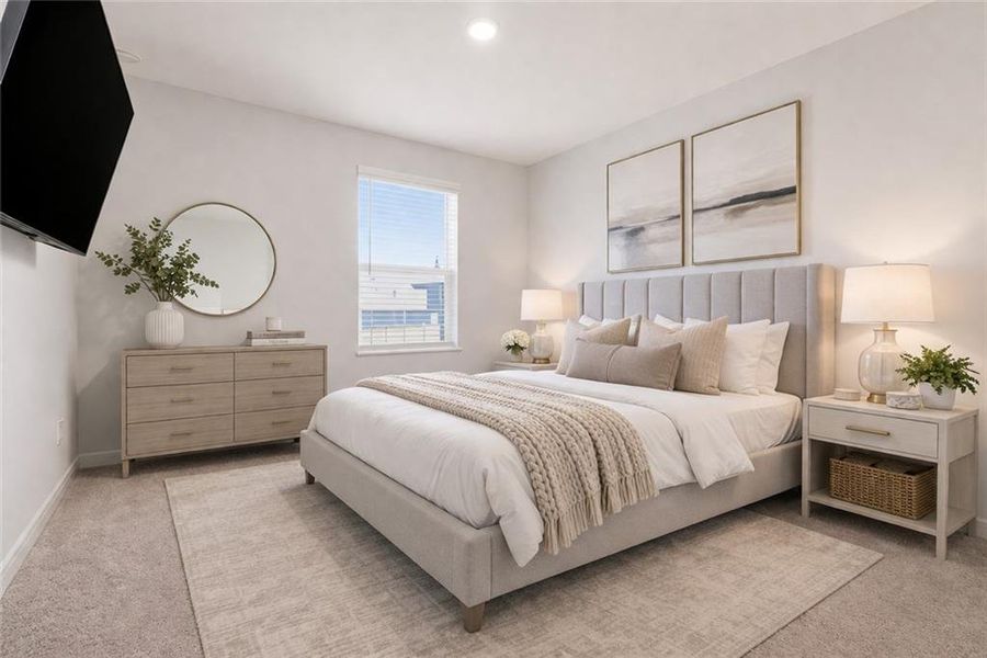 Furnished interior view inside a new home in , McDonough (Image 9).