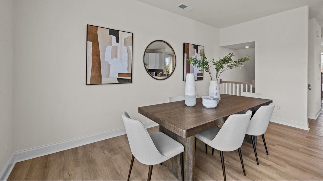 The Landon Plan by DRB Homes in Charlotte, NC -Dining Area