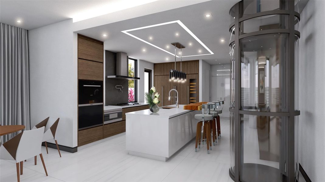 Furnished interior view inside a new home in , Fort Lauderdale (Image 13). Furnished interior view inside a new home in , Fort Lauderdale (Image 13).