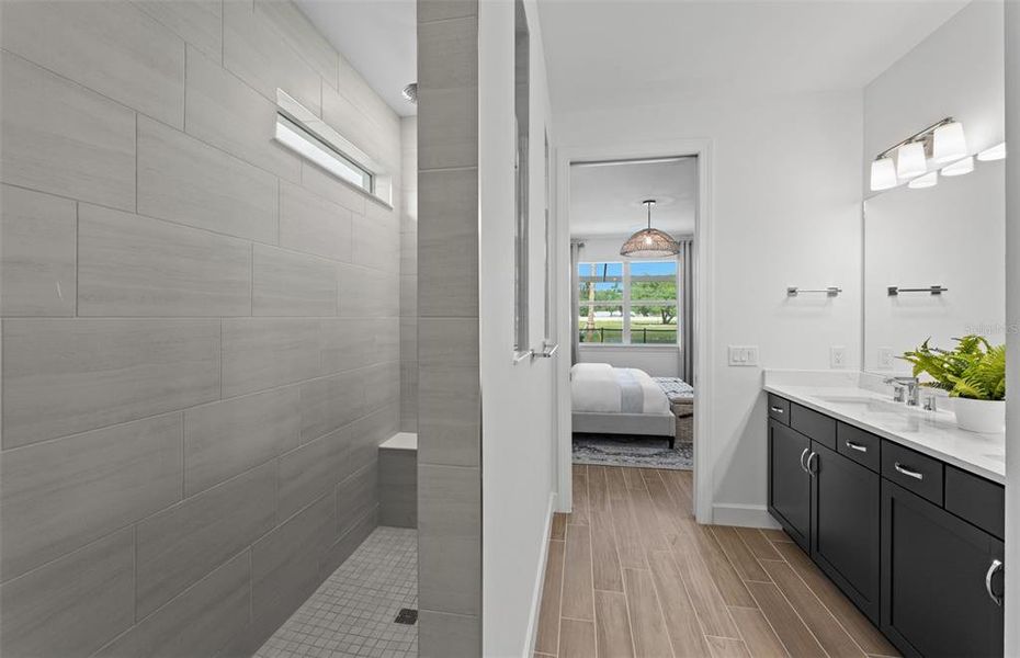 Furnished interior view inside a new home in , Nokomis (Image 13).