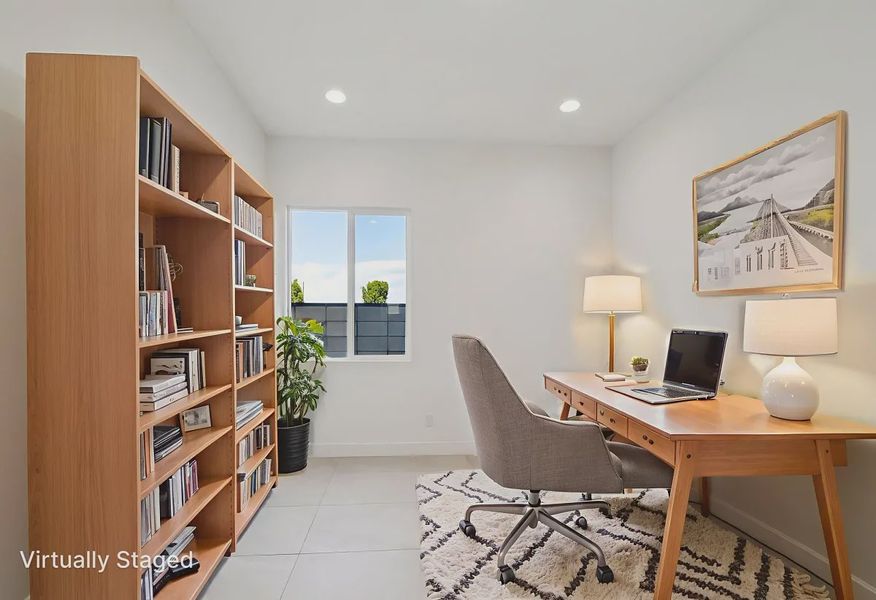 Virtually Staged Office - 8 of 14