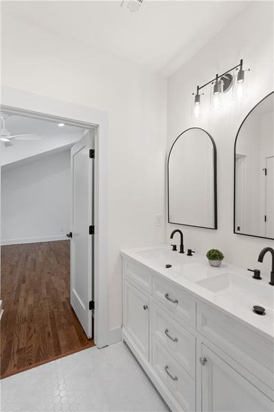 Furnished interior view inside a new home in , Atlanta (Image 41).