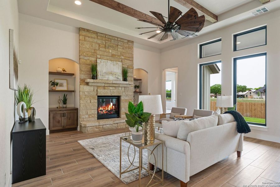 Furnished interior view inside a new home in , Castroville (Image 11). Furnished interior view inside a new home in , Castroville (Image 11).