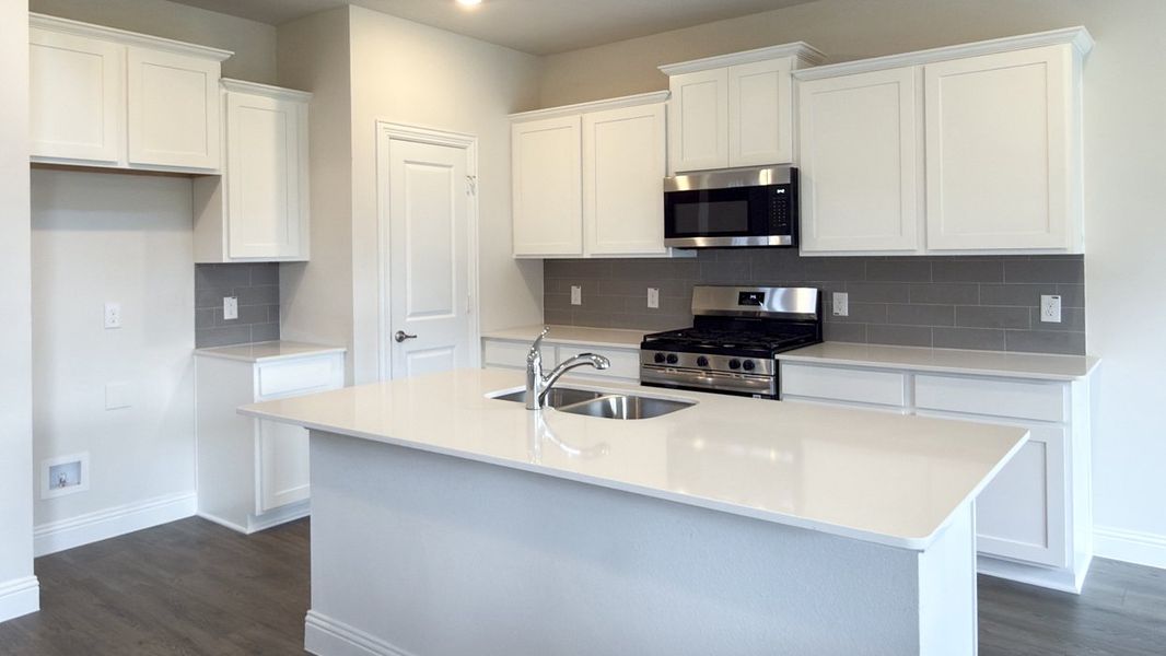 Furnished interior view inside a new home in Silverado, Aubrey (Image 3).