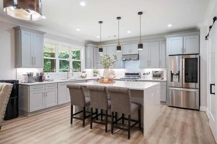 Furnished interior view inside a new home in , Acworth (Image 33).