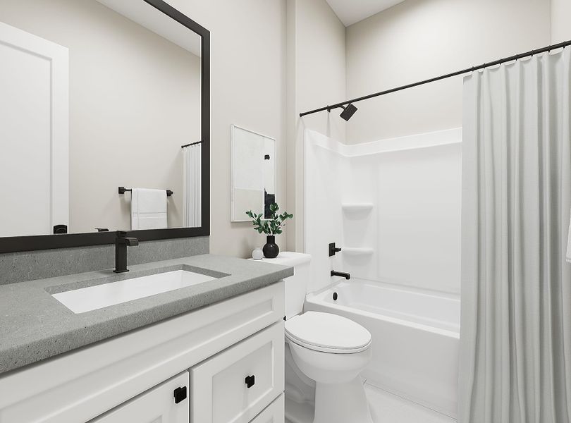 Representative furnished interior of a home built from the Cholla Plan 5541 by Tri Pointe Homes in Blossom Rock, Apache Junction (Image 28).