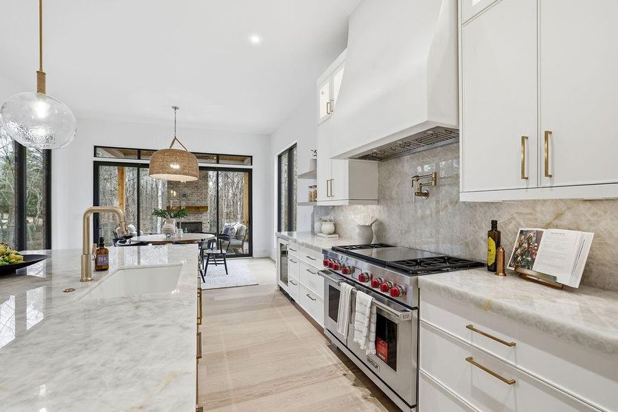 Furnished interior view inside a new home in , Johns Creek (Image 38).