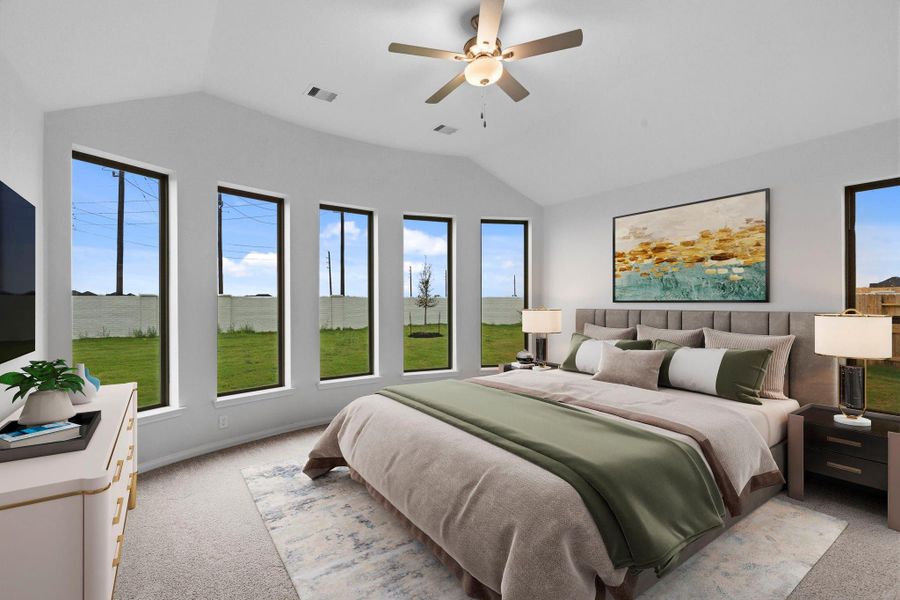 Furnished interior view inside a new home in , Texas City (Image 4).
