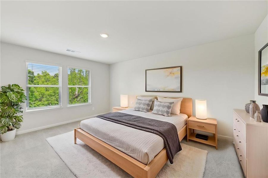 Furnished interior view inside a new home in Ivey Township, Dallas (Image 12).