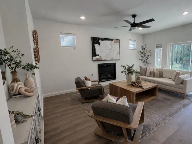 Furnished interior view inside a new home in , Splendora (Image 7).