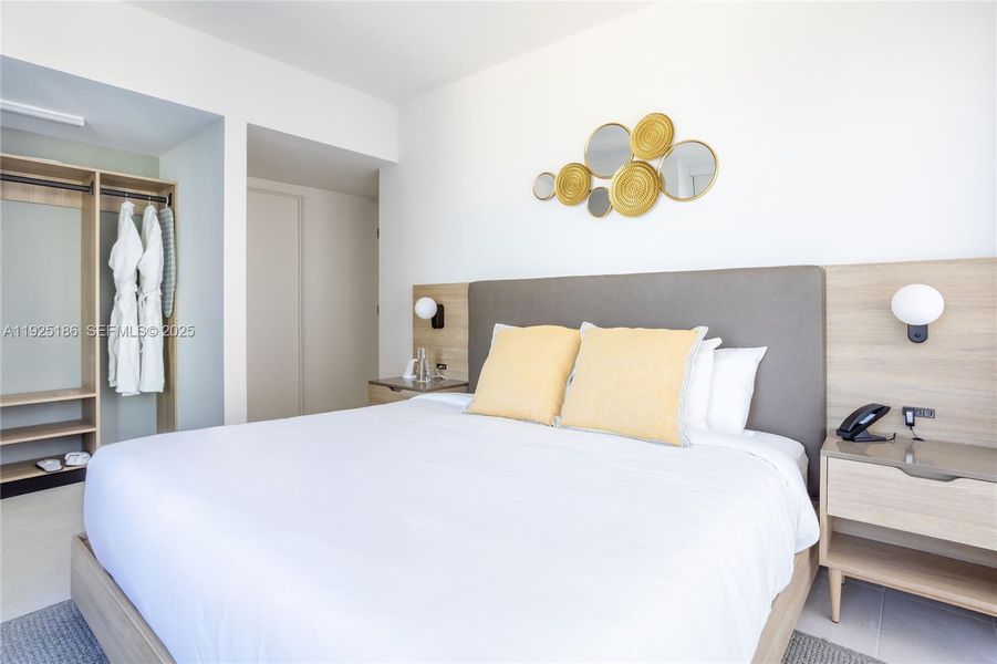 Furnished interior view inside a new home in Gale Hotel & Residences Miami (former Natiivo), Miami (Image 37).