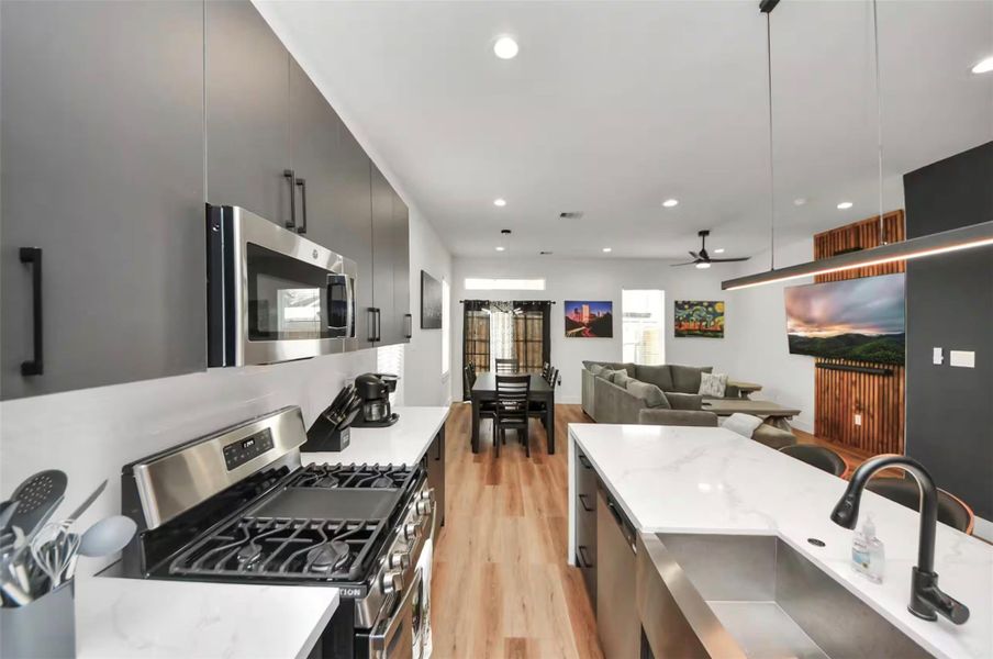 Furnished interior view inside a new home in , Houston (Image 9). Furnished interior view inside a new home in , Houston (Image 9).