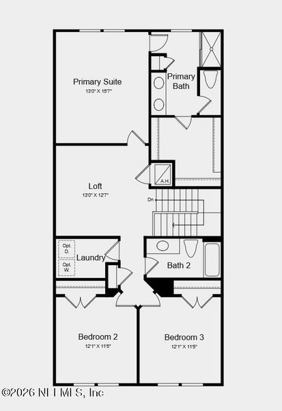 2D floor plan layout of this home in , St. Augustine, FL (Image 3).