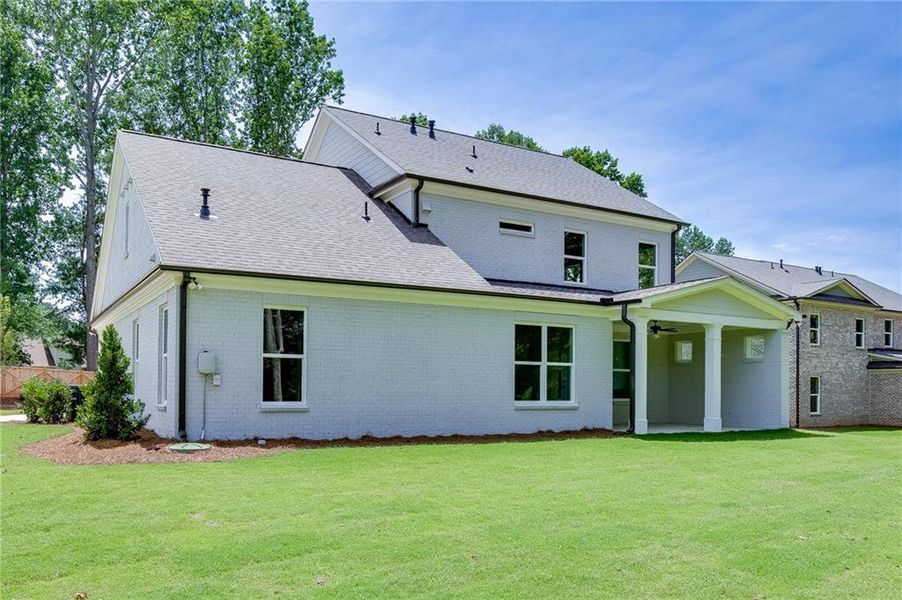 Exterior details and patio area of a home in , Buford (Image 31).