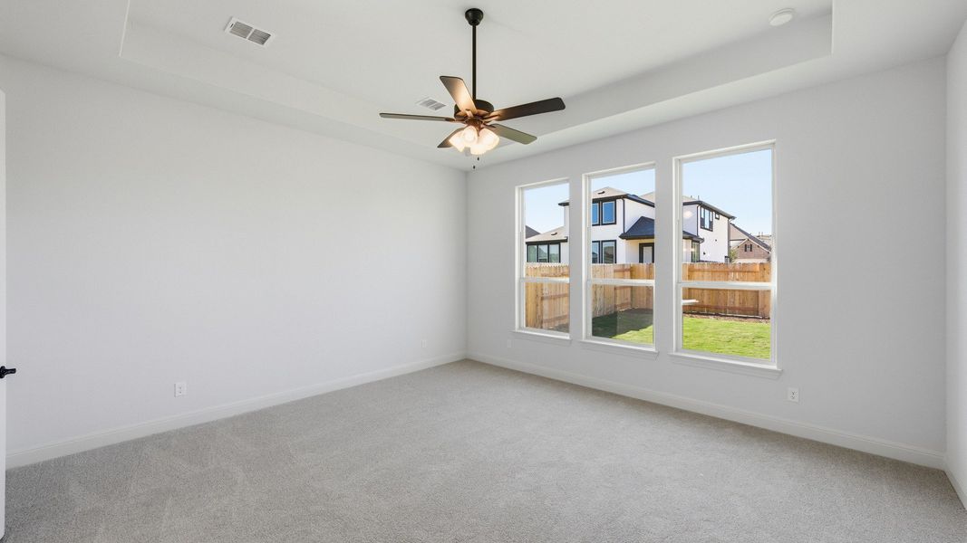 Furnished interior view inside a new home in Hawkes Landing, Leander (Image 12).