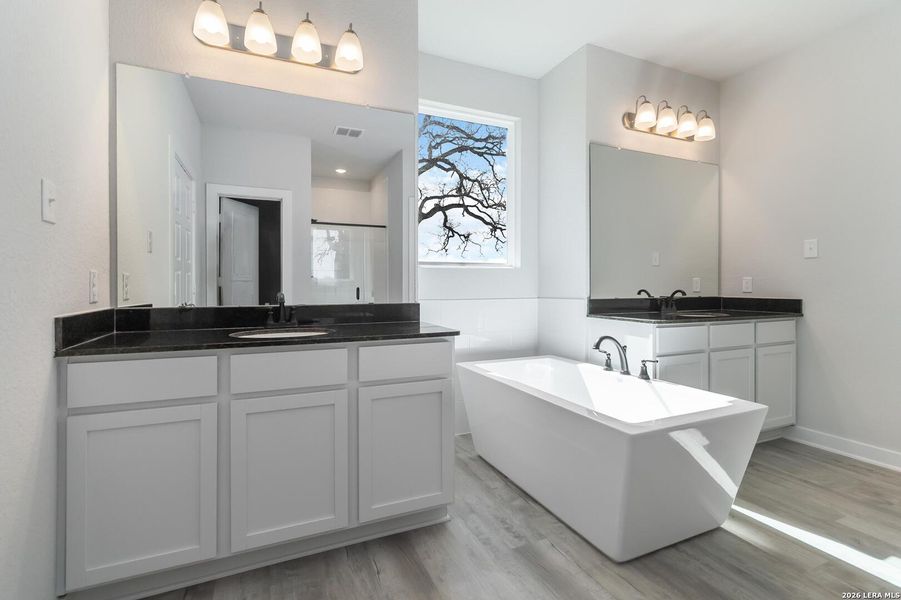 Furnished interior view inside a new home in Lonesome Dove, San Antonio (Image 5). Furnished interior view inside a new home in Lonesome Dove, San Antonio (Image 5).