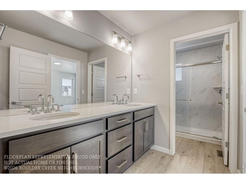 Furnished interior view inside a new home in Baseline, Broomfield (Image 15).