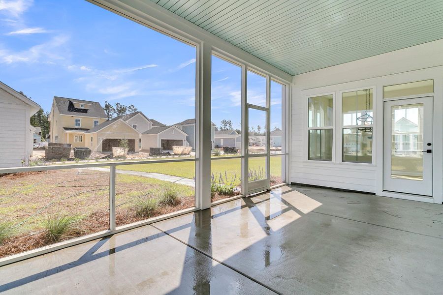 Exterior details and patio area of a home in Midtown at Nexton, Summerville (Image 4).