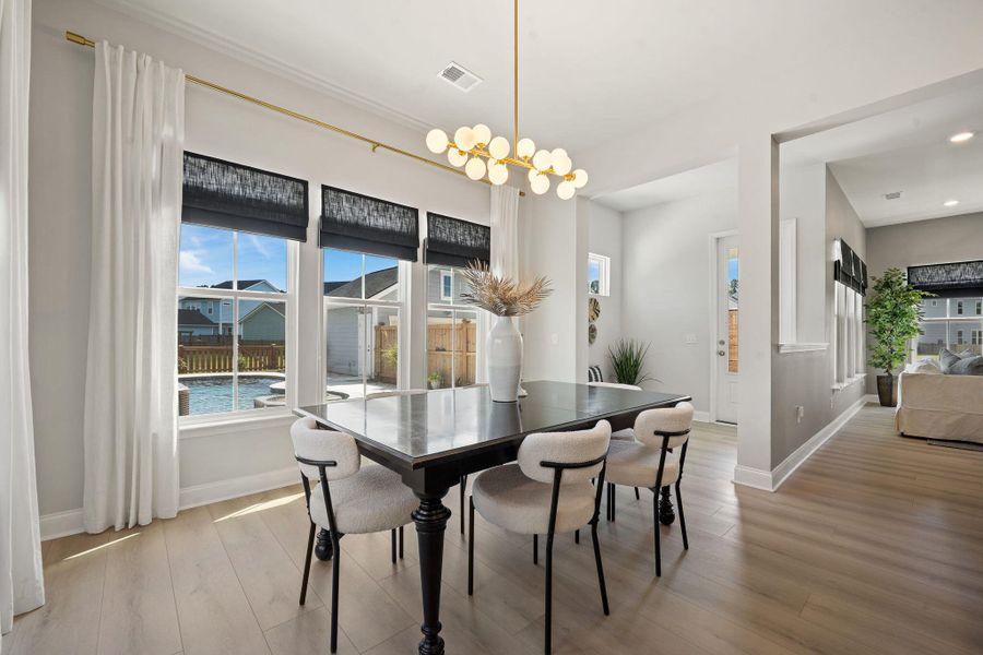 Furnished interior view inside a new home in , Summerville (Image 13).