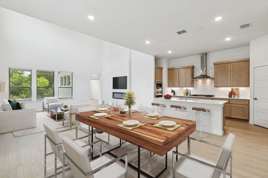 Open Floor Plan in the Da Vinci II home plan by Trophy Signature Homes – REPRESENTATIVE PHOTO Open Floor Plan in the Da Vinci II home plan by Trophy Signature Homes – REPRESENTATIVE PHOTO