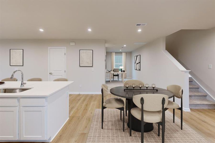 Furnished interior view inside a new home in Somerset, Santee (Image 4).
