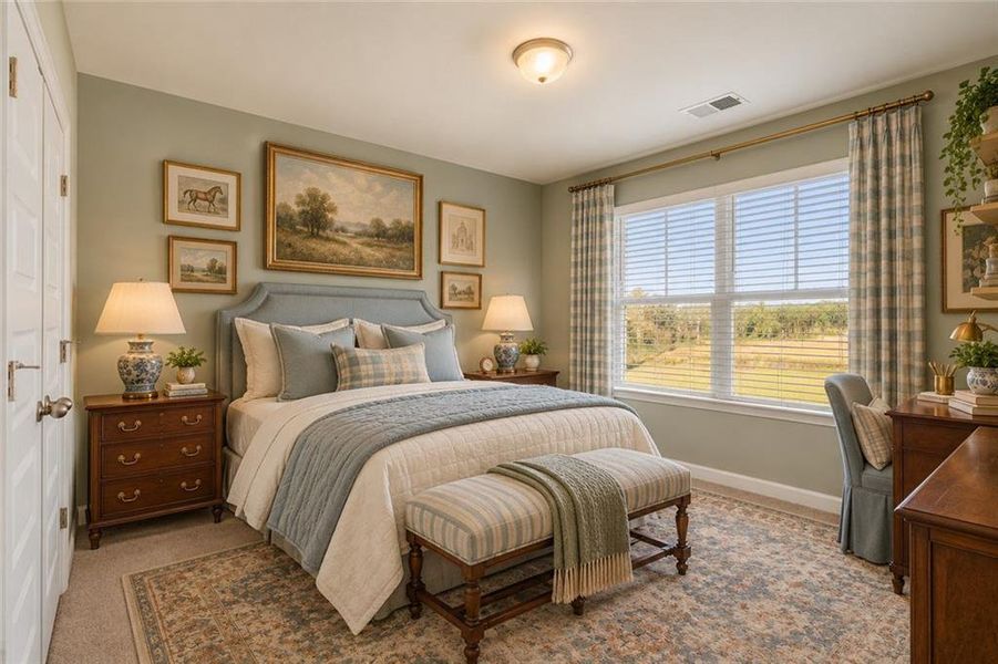 Furnished interior view inside a new home in The Brooke at Rivertown, South Fulton (Image 11).