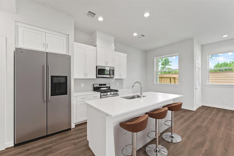 Furnished interior in a model home at Shiloh Reserve in Houston (Image 12). Furnished interior in a model home at Shiloh Reserve in Houston (Image 12).