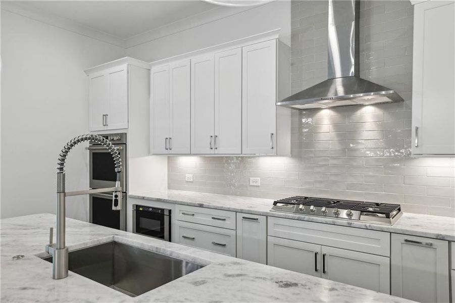 Furnished interior view inside a new home in , Dawsonville (Image 39).