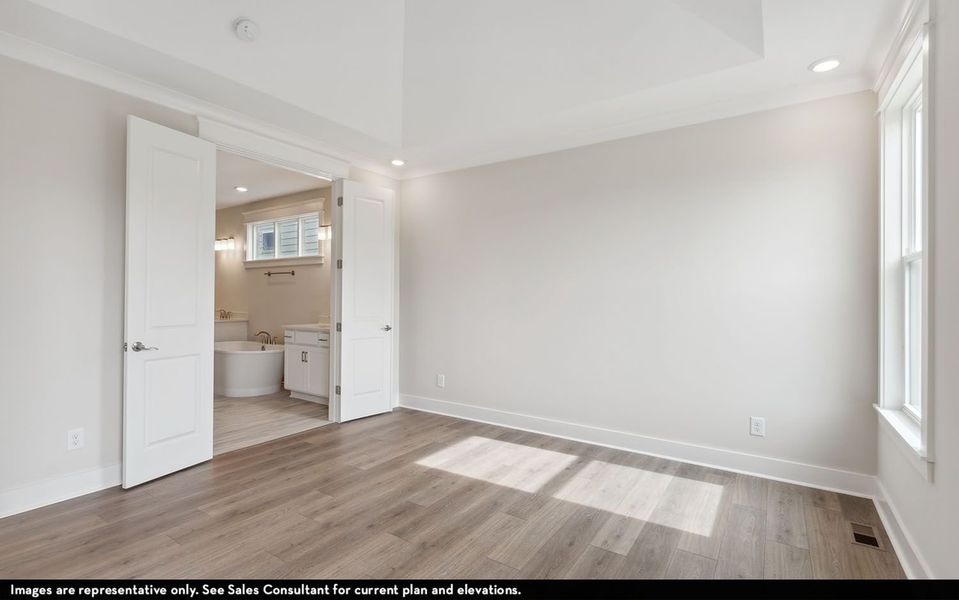 Spacious, unfurnished interior of a new home in Aden Woods, Nashville (Image 25).