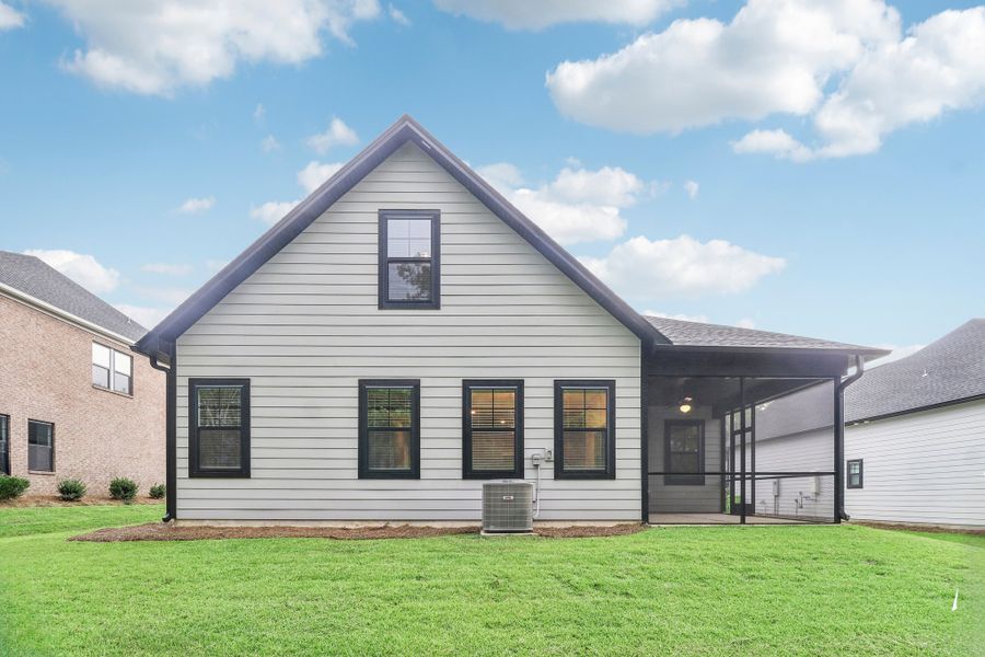 Representative exterior photo of a completed home built from the Baymore II by Great Southern Homes in Edwards Ridge, Central, SC (Image 21).