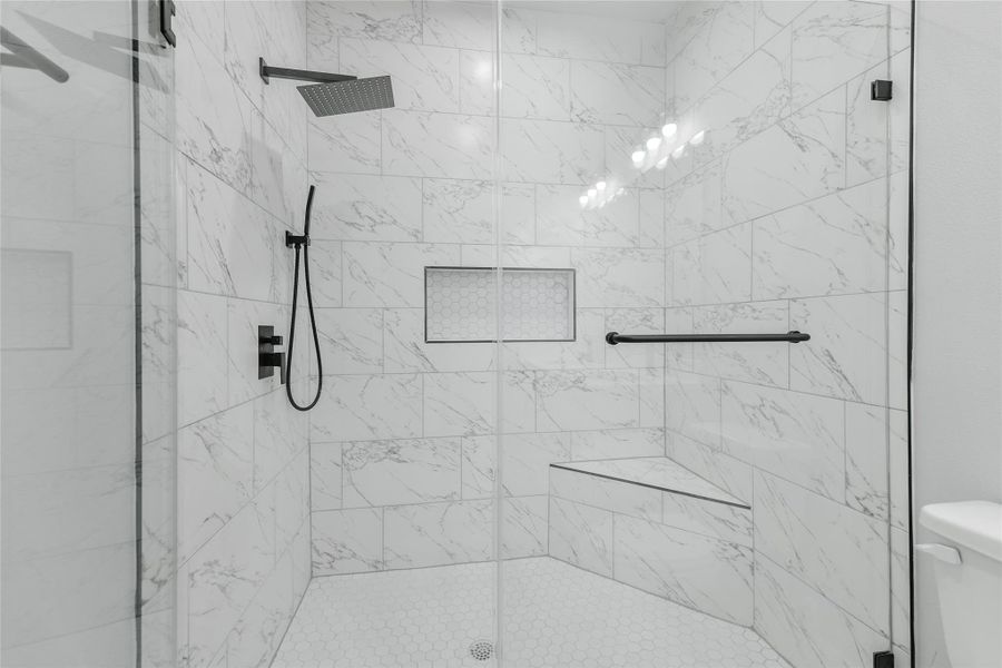 Close-up of interior finishes inside a home in , Willis (Image 17).