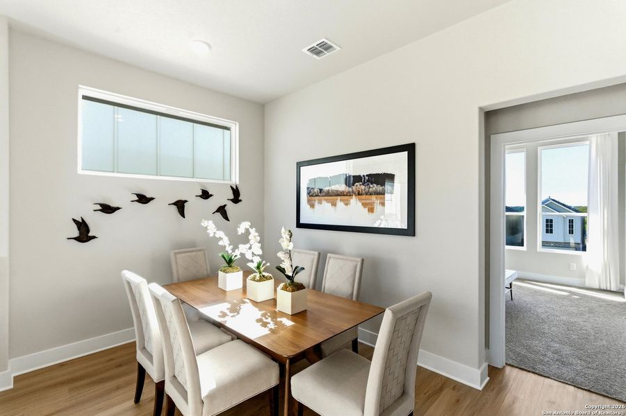 Furnished interior view inside a new home in Rose Hill, San Antonio (Image 10).