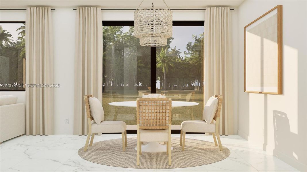 Furnished interior view inside a new home in Solterra, Sunrise (Image 16).
