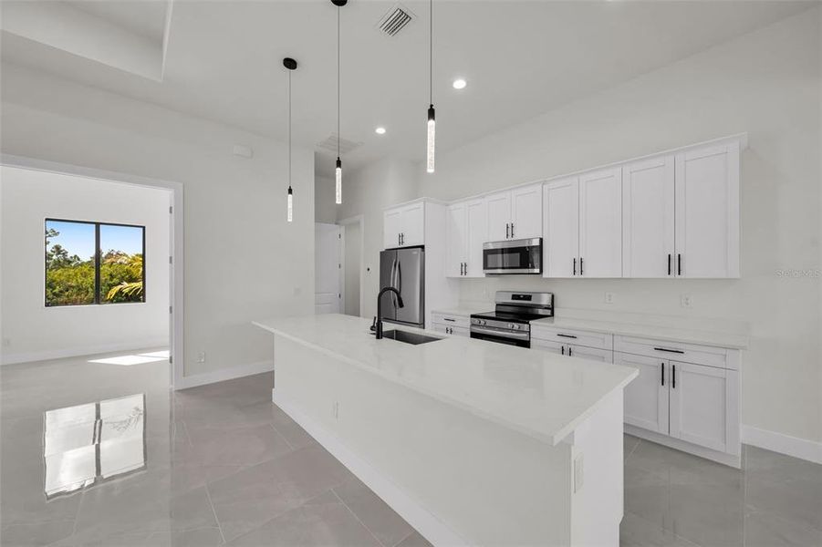 Furnished interior view inside a new home in , Port Charlotte (Image 11). Furnished interior view inside a new home in , Port Charlotte (Image 11).