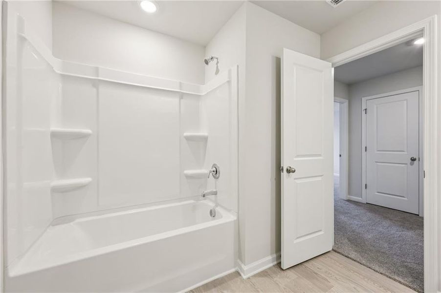 Furnished interior view inside a new home in Parkside at Grayson, Grayson (Image 9).