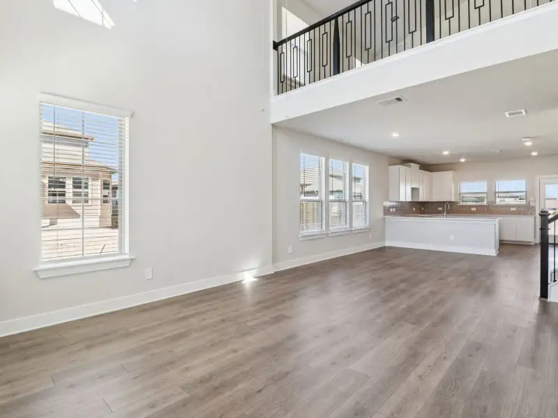 Spacious, unfurnished interior of a new home in Legendary Trails - Premier Series, Cibolo (Image 13).