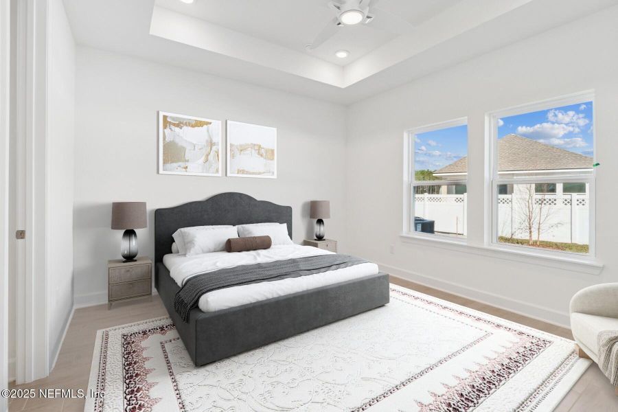 Furnished interior view inside a new home in Evergreen Island at Silverleaf - Classic, St. Augustine (Image 12).