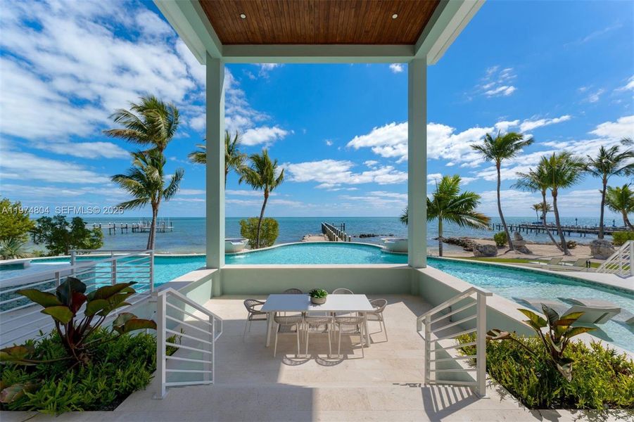 Exterior details and patio area of a home in , Tavernier (Image 25).