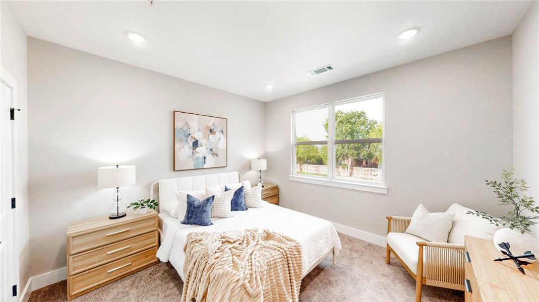 Furnished interior view inside a new home in , Denton (Image 13).