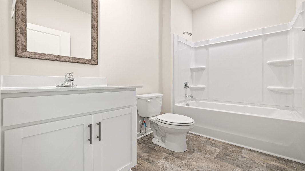 Furnished interior view inside a new home in Durbin Meadows Traditions, Fountain Inn (Image 6).