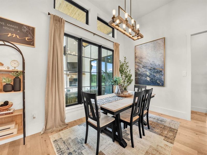 Furnished interior view inside a new home in , Aledo (Image 4).
