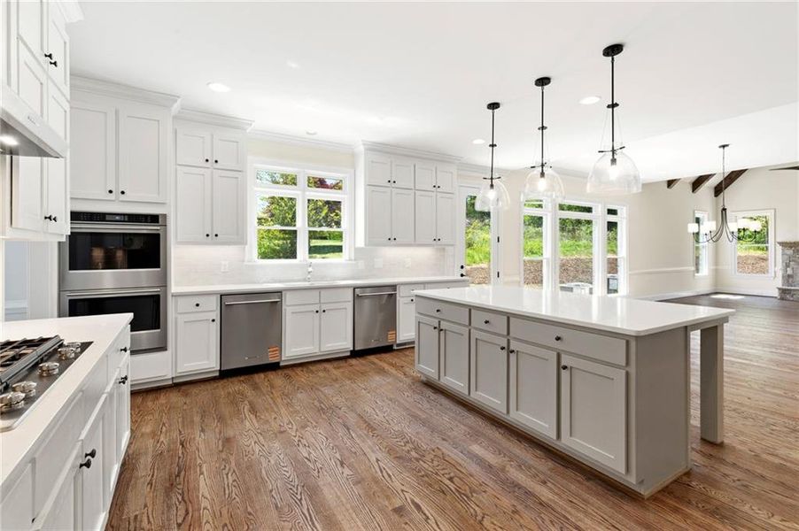 Furnished interior view inside a new home in , Canton (Image 8).