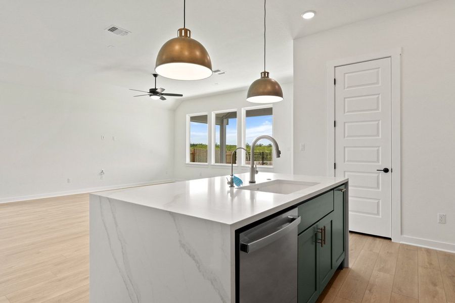 Furnished interior view inside a new home in Lagos Reserve, Manor (Image 8).