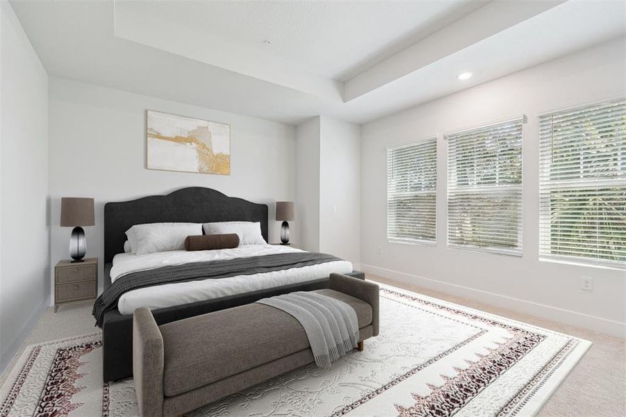 Furnished interior view inside a new home in Apex at Seminole Heights, Tampa (Image 14).