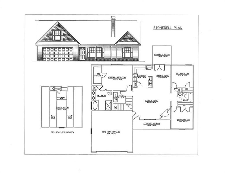 2D floor plan layout of this home in , Buchanan, GA (Image 5).