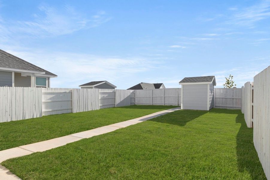 Exterior details and patio area of a home in Harvest Ridge, Elgin (Image 3). Exterior details and patio area of a home in Harvest Ridge, Elgin (Image 3).
