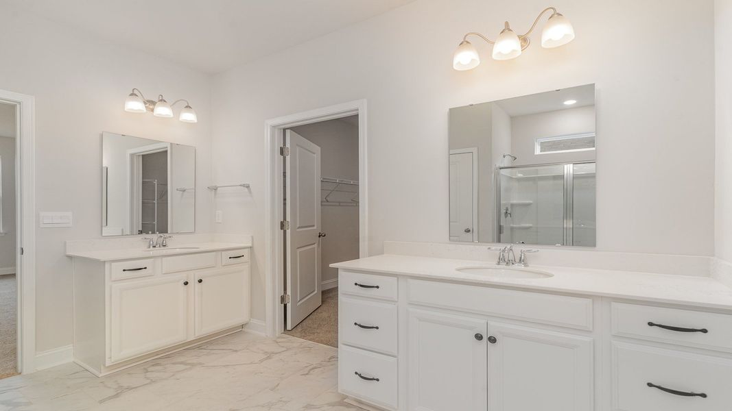Representative furnished interior of a home built from the DARBY by D.R. Horton in Spring View Landing, Loris (Image 7).